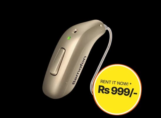 Rent a Bernafon <br/> Starting at ₹999/month