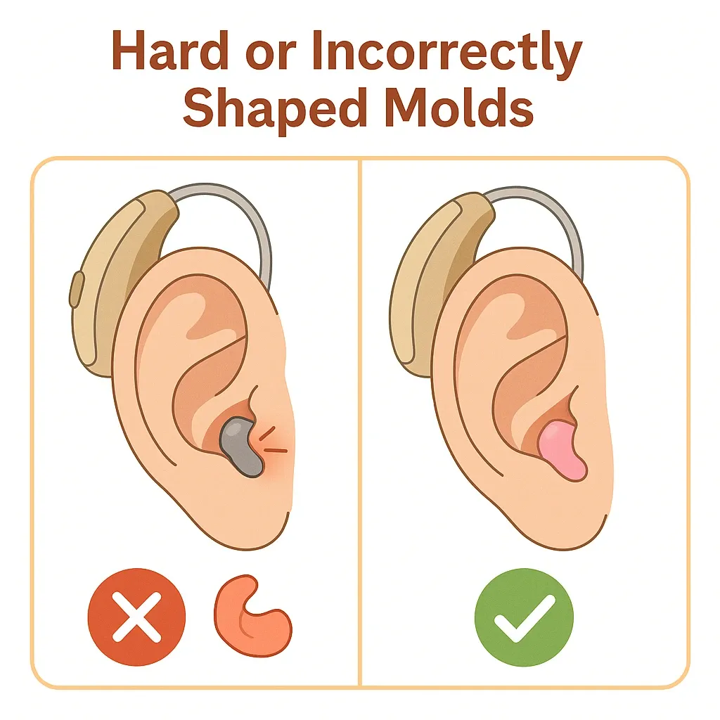 Hard or Incorrectly Shaped Molds