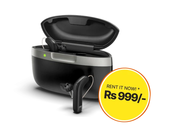Rent a Widex <br/> Starting at ₹999/month