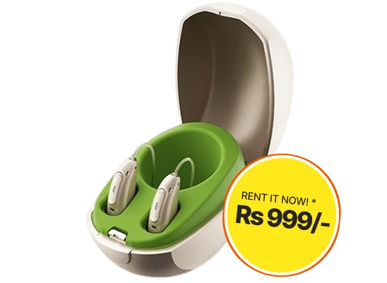 Rent a Phonak <br/> Starting at ₹999/month